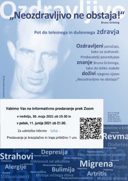 Vabilo na predavanje Pot do telesnega in duševnega zdravja